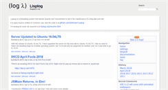 Desktop Screenshot of lisplog.org