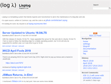Tablet Screenshot of lisplog.org